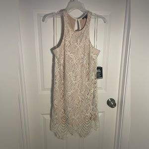 Express white lace dress